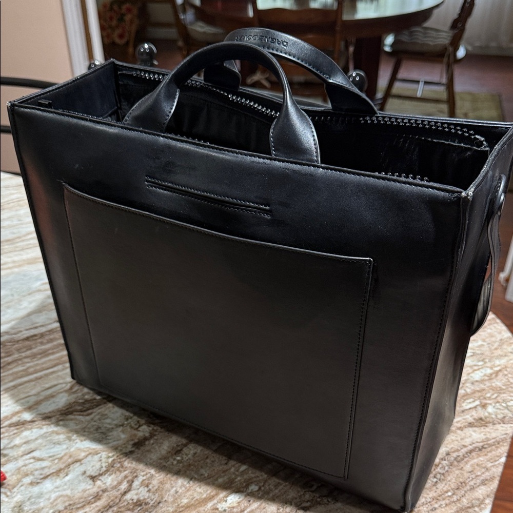 Dagne Dover Black Tote Bag